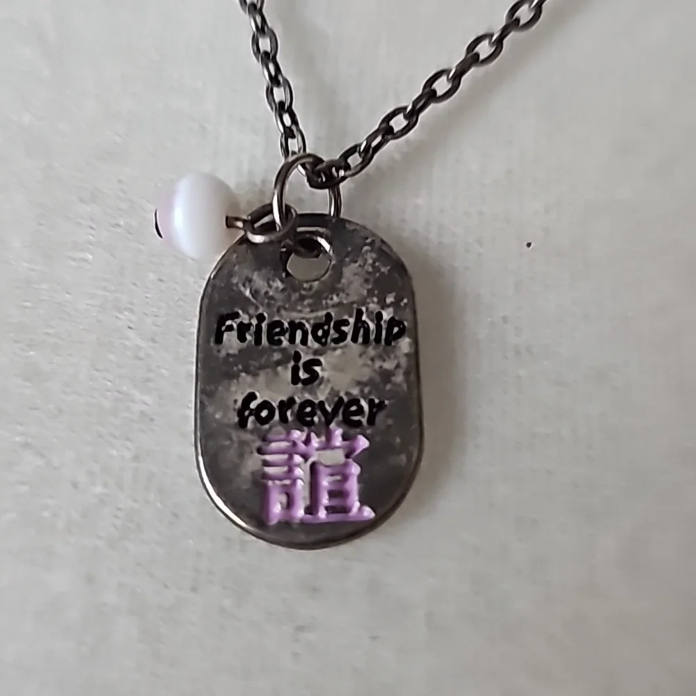 Friendship is Forever Necklace 18 Inches ⬜4